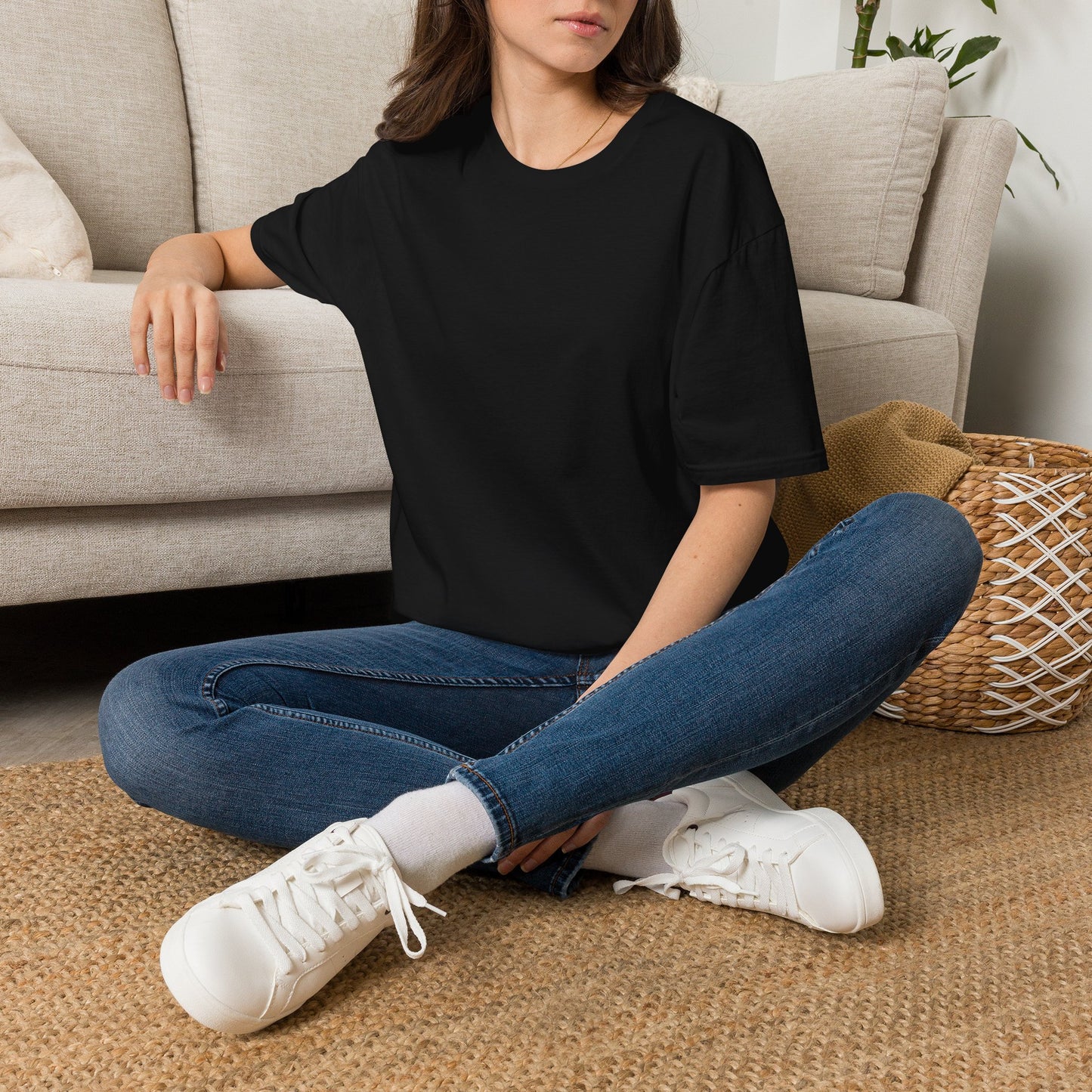 Classic Black T‑Shirt — Minimal Crewneck Tee