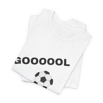 Soccer ‘Goooool’ Graphic Tee — Wholeness Soccer Fan Shirt