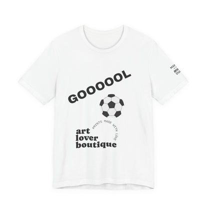 Soccer ‘Goooool’ Graphic Tee — Wholeness Soccer Fan Shirt