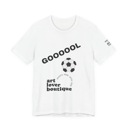 Soccer ‘Goooool’ Graphic Tee — Wholeness Soccer Fan Shirt